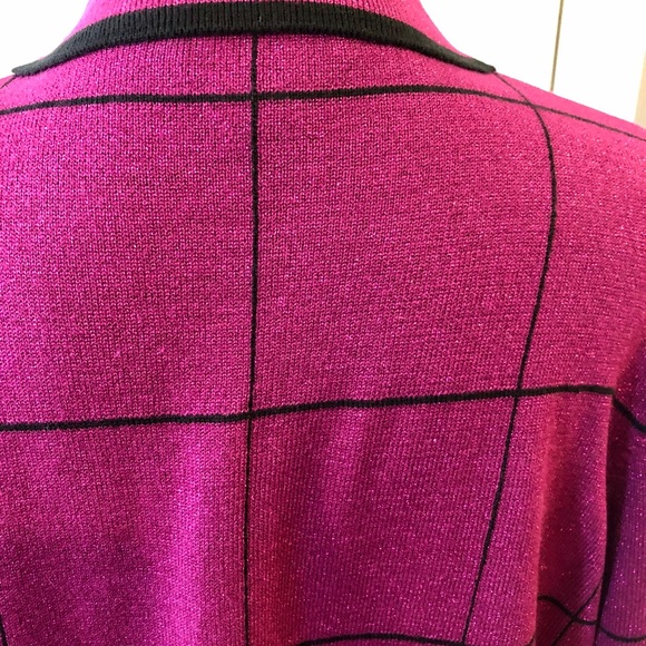 AllisionDaley Fusia Jacket with Black Trim NWT SZL - Picture 6 of 11